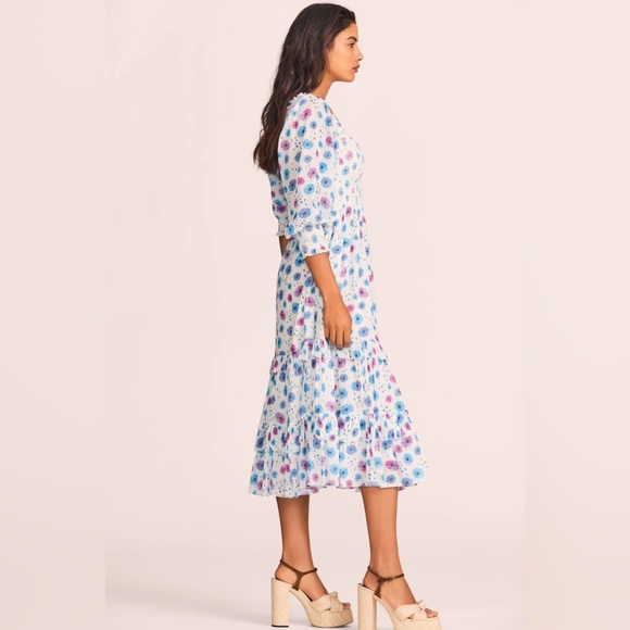 LoveShackFancy Miri Dress Deep Cotton Candy - Picture 2 of 5